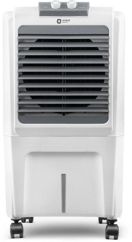 Orient Electric Durachill 40 L Portable Air Cooler For Home | Densenest Honeycomb Pads |More Air Delivery | Fully Collapsible Louvers |Inverter Compatible | 1 Year Warranty by Orient | White & Grey
